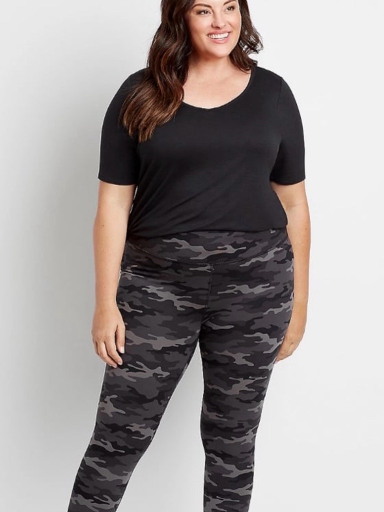 Torrid Active Cropped Camo Leggings